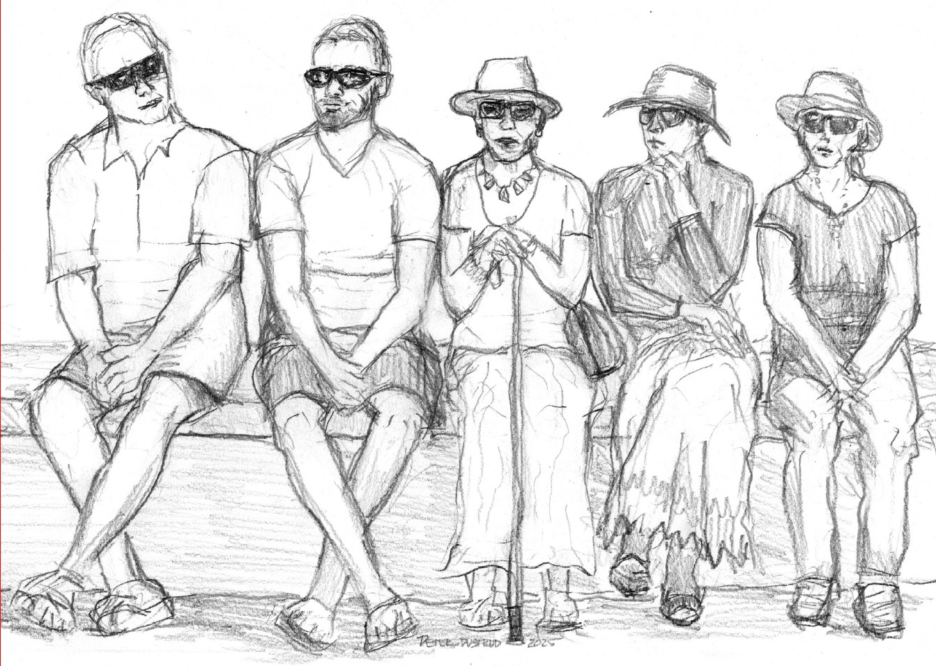 Download: 5x7 folded card - Waiting for the Parade