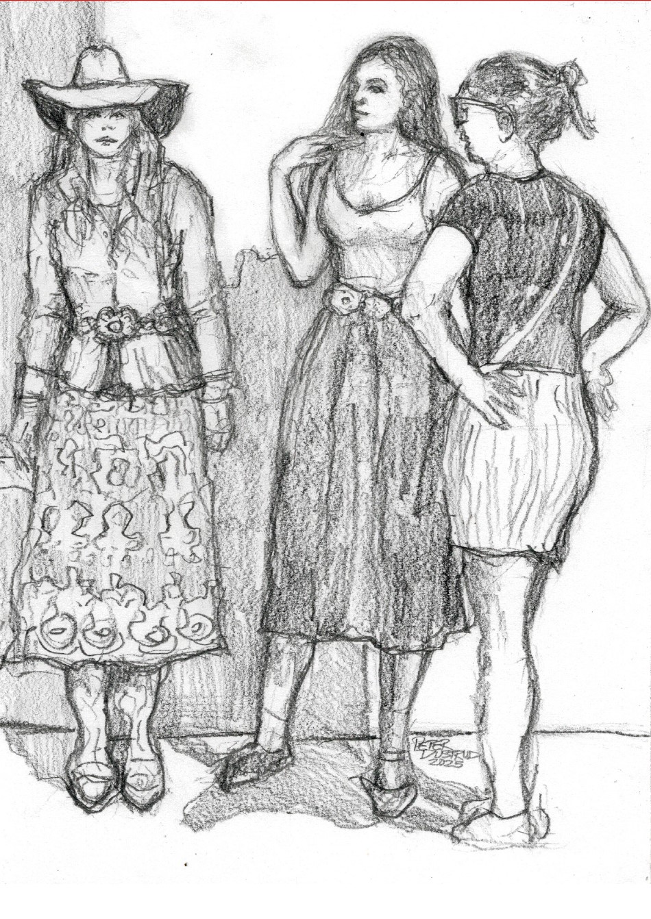 Download: 5x7 folded card - Fashionable Friends