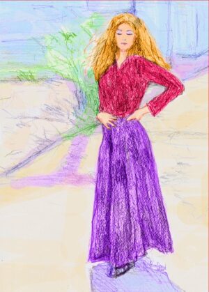 Download: 5x7 folded card - Standing In Quiet Day