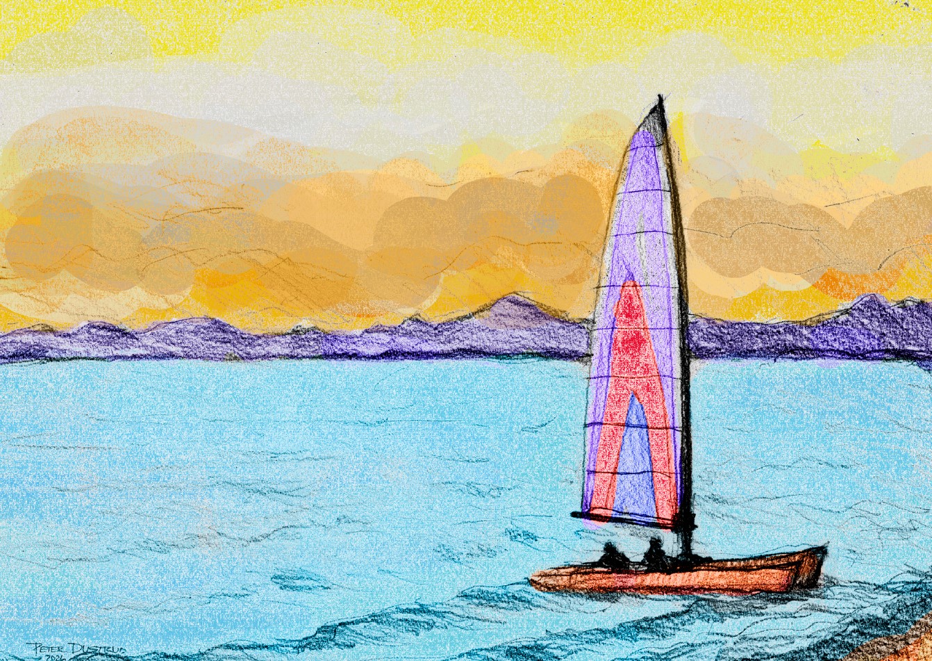 sailaway - graphite+color-by-peteerdustrudcom