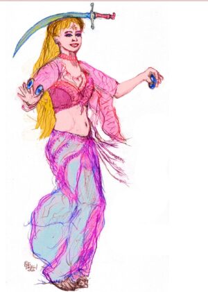 image: "Sword Dancer" by peterdustrud.com