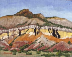 Near Abiquiu 8x10 inches oil on panel unframed