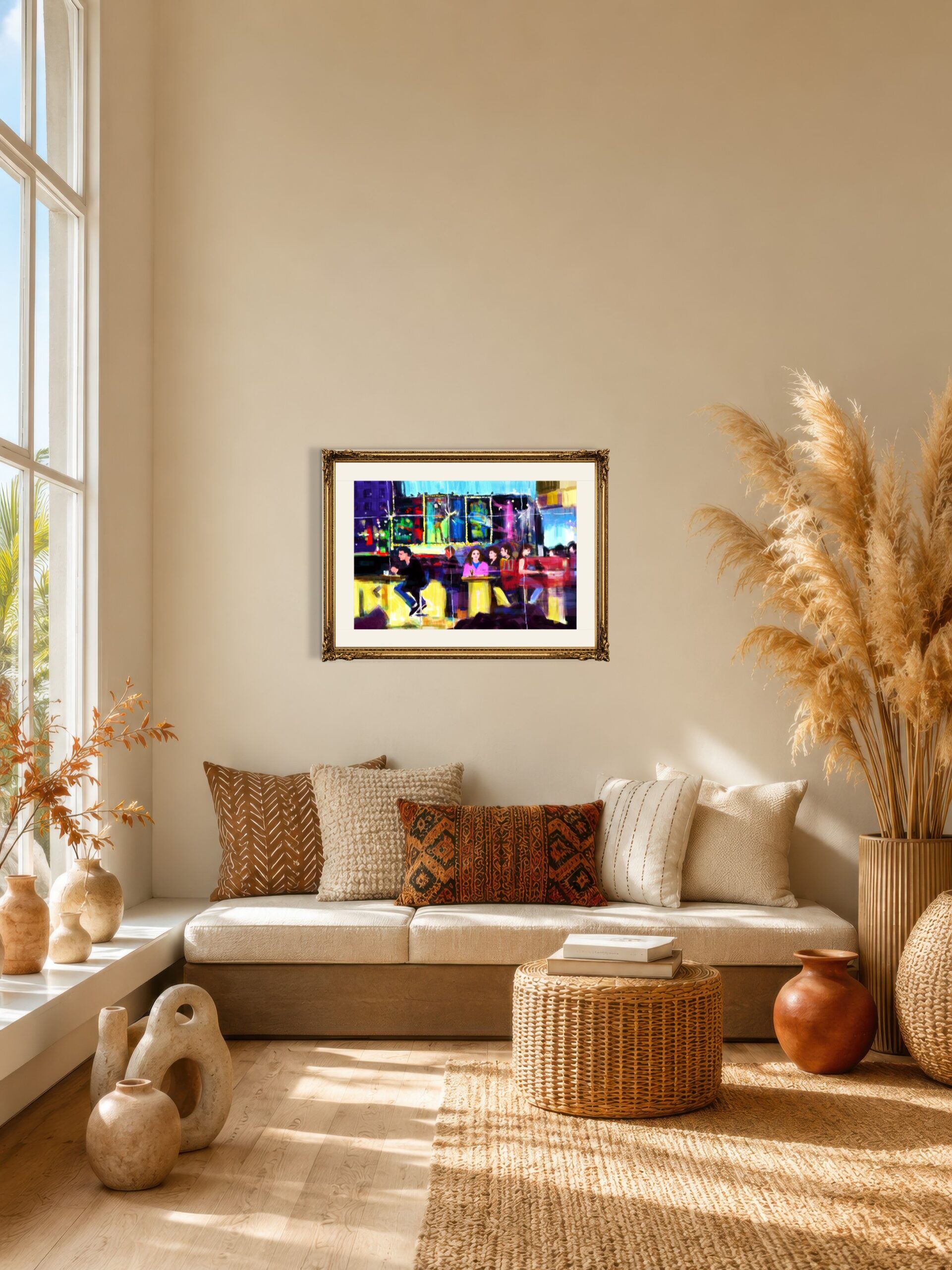 wall-preview-sunlit-boho-living-room-with-an-empty-warm-ivory-wall-above-a-built-in-bench-and-pampas-decor-24x16in
