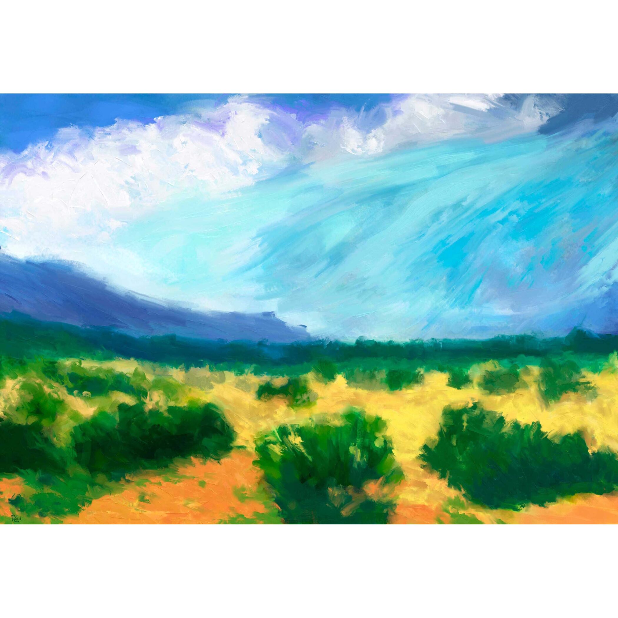 Digital painting: "Monsoons"