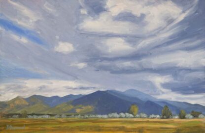 Monsoons Taos 16x24inches oil on canvas unframed