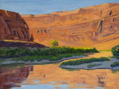 Colorado River 16x25 inches by petere dustrud